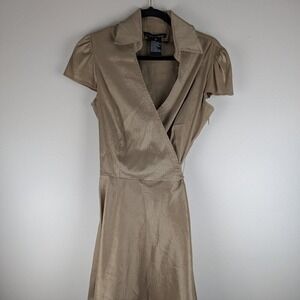 Madison Leigh‎ Womens Dress Collared Sleeveless Formal Occasion Size 14